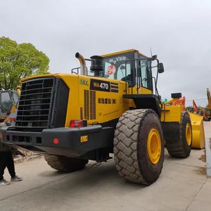 Chargeuse sur pneus à vendre, Komatsu WA470-6 WA470 d'occasion, importée du Japon, originale, Shanghai WA470-3 WA470-7, d'occasion, haute qualité - Product Image 5
