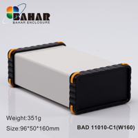 BAD 11010, fuente de alimentación de carcasa de aluminio directa de fábrica, chasis de instrumento de carcasa de alta calidad, gabinete DIY para BAHAR