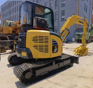 Haute qualité utilisé Komatsu PC55 Excavatrice Komatsu PC55MR Mini pelle pelleteuse à vendre à Shanghai en Chine - Product Image 4