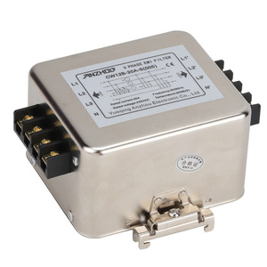 Filtre EMI triphasé à quatre fils monté sur rail CW12B 20A 440VAC 50 60Hz pour usage industriel - Product Image 1