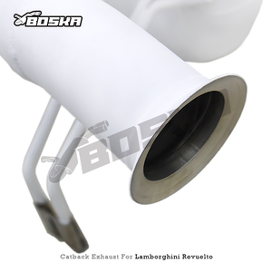 Tubi di Scarico OEM per Lamborghini Revuelto, Pacchetto Scarico F1 da Corsa, Sistema di Scarico con Tubo X, Suono F1 Boska Autosports - Product Image 6