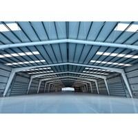 Plano de Construcción de Fábrica Moderna, Nuevo Almacén Hecho con Estructuras de Acero