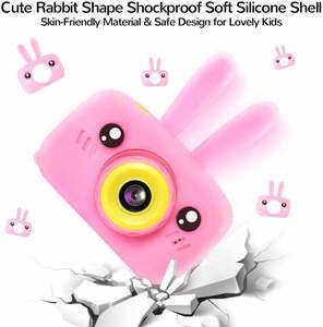 2.0インチキッズカメラ画面耐衝撃子供用デジタルビデオカメラ - 充電式女の子用写真ビデオカメラ - Product Image 4