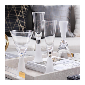Copa de Champán de Cristal Mate Esmerilado para Flautas Senior, para Restaurante, Banquete, Brindis de Boda, Copa de <span class=keywords><strong>Aperitivo</strong></span>, Lujo Ligero - Product Image 1