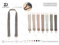 Woven Bag Strap Gold Buckle <b>Webbing</b> M128004 For Bags - Product Image 1