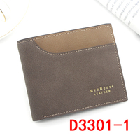 Dompet Pria Kulit, Dompet Lelaki Minimalis Santai Pendek Kustom