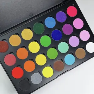 Paleta de delineadores de ojos para maquillaje, paleta de delineador de ojos a base de agua, color agua