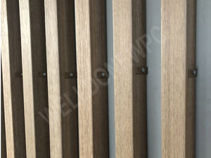Exterior compuesto de madera de plástico listón hueco cuadrado Wpc <span class=keywords><strong>tubo</strong></span> de madera revestimientos de paredes techos fachadas - Product Image 3