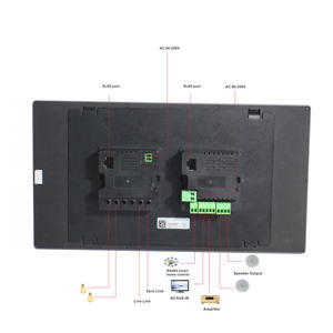 Tuya Zigbee Smart Home Audio Bluetooth Android WiFi Switch Amplificateur mural avec écran tactile 10 ", RJ45, contrô<span class=keywords><strong>le</strong></span> du volume <span class=keywords><strong>Snob</strong></span> - Product Image 6