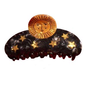 <span class=keywords><strong>Winona</strong></span> personalizado nicho gato horquilla colorido Floral sol limón Camarón Clip ácido acético hecho de aleación duradera - Product Image 1