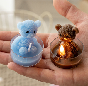 Juego de Velas Aromáticas con Forma de Osito de Peluche LANJO, Vela de Cera de Soja para Aromaterapia, Regalo para Amigos, Cumpleaños, Recuerdo de Boda, Decoración del Hogar - Product Image 6