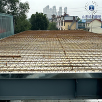Plancher en treillis d'acier galvanisé durable, surface gaufrée 3D, anti-corrosion chinoise, action composite optimale, pour appartements et écoles