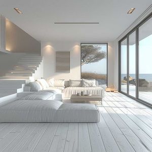 Aer nhà máy bán buôn Chất lượng cao không thấm nước sang trọng SPC sàn tùy chỉnh không thấm nước Vinyl sàn SPC - Product Image 4