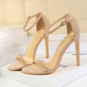 Women's Wedding <b>Closed</b> <b>Toe</b> High <b>Heel</b> Pump Shoes Summer Outdoor Rubber Outsole Anti-Slippery - Product Image 3