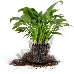 ワイヤーメッシュステンレス鋼植物根アンチバイト織りメッシュバッグルートプロテクター植物バスケットを保護して無料サンプルを提供