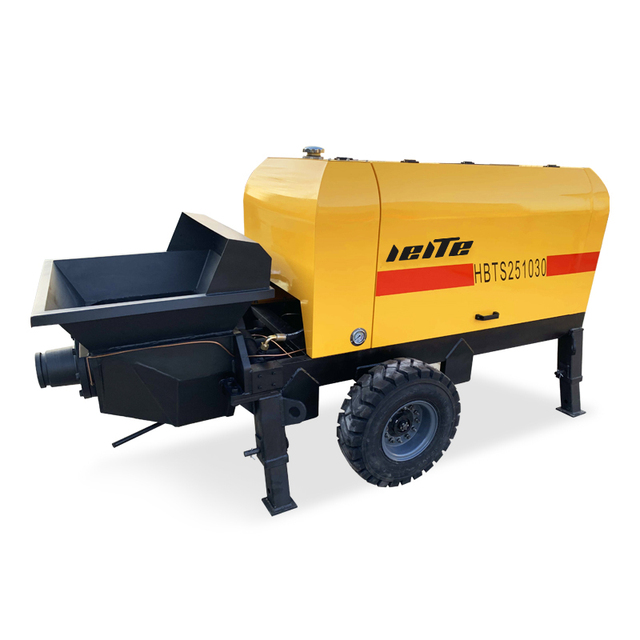 CUSTOMIZED Small Secondary Construction Column Pump Mini Concrete Pump for Sale Mobile Small Concrete Pump Prices