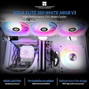 ชุดระบายความร้อนด้วยน้ำ Thermalright Aqua Elite 360 White <span class=keywords><strong>V3</strong></span> รุ่นใหม่ สำหรับ CPU AMD และ Intel - Product Image 2