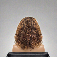 Perruque Courte Bob Frisée Kinky en Cheveux Brésiliens Vierges HD pour Styles Ondulés Profonds et Ondulations Aquatiques - Vente Directe Fournisseur