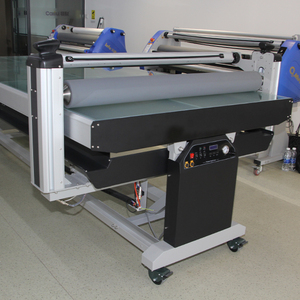 Laminateur à plat semi-automatique pneumatique intelligent LF1325-B4 1300x2500mm pour films, papiers, autocollants, panneaux de signalisation, bois/verre - Product Image 2