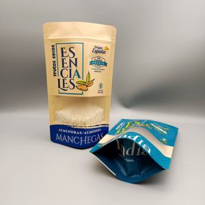 包装用クラフトコーヒーバッグクラフト紙ジッパーバッグフィリピン印刷用ブラウンとホワイトカラー - Product Image 6