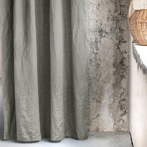 <span class=keywords><strong>Tende</strong></span> Moderne ed Eleganti per Arredamento Casa in 100% Puro Lino Francese Lavato, Ecologiche e Naturali, per Finestre di Camera da Letto/Soggiorno - Product Image 5