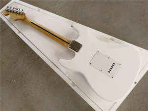 กีตาร์ไฟ<span class=keywords><strong>ฟ</strong></span>้า Flyoung สีขาว ราคาถูก กีตาร์ไฟ<span class=keywords><strong>ฟ</strong></span>้าพร้อมปิ๊กอัพ SSH บริดจ์ Floyd Rose - Product Image 3