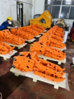 Grappin hydraulique pour excavatrice, manutention de matériaux en acier et usage industriel