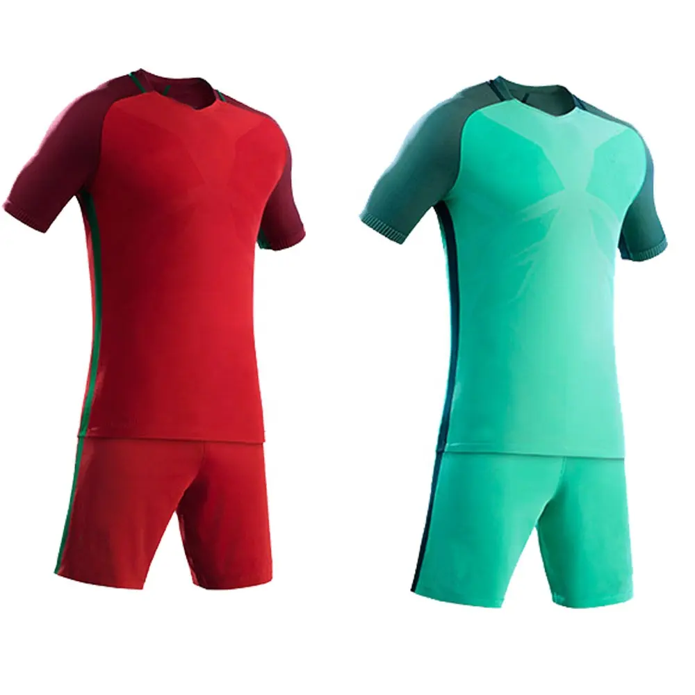 Venta al por mayor, la mejor calidad, camiseta de fútbol roja de Portugal, diseño Retro 2016 2017