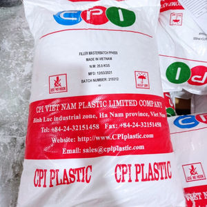 Relleno de polipropileno PP de Vietnam, Masterbatch 70-82% de policarbonato de calcio para aplicaciones de inyección y extrusión, dosificación 20-40% - Product Image 1