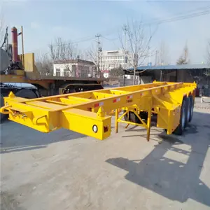 Made in China Achse 20 Fuß 40 Fuß Container Skelett Chassis Sattel anhänger/40 Fuß Container Anhänger
