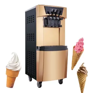 여름 핫 세일 놀이 공원 스테인레스 스틸 쉬운 작동 아이스크림 메이커 아이스크림 기계
