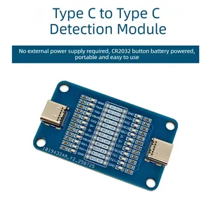 Module testeur de câble USB Type C vers Type C, carte de détection de câble de charge rapide PD, double port Type C - Product Image 1