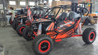 Go Kart Eléctrico Personalizado KX400E, Go Kart de 2 Plazas con Transmisión por Eje y Certificado CE