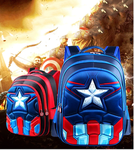 <span class=keywords><strong>Mochila</strong></span> Escolar <span class=keywords><strong>3D</strong></span> de Spider-Man para Niños, Diseño de Dibujos Animados, Impermeable, Venta al por Mayor de Fábrica HY - Product Image 5