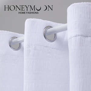 Luna di miele vendita calda trattamento morbido naturale asta tasca piega 85gsmMF piega finestra 4 pezzi pannelli <span class=keywords><strong>per</strong></span> <span class=keywords><strong>tende</strong></span> <span class=keywords><strong>per</strong></span> soggiorno - Product Image 2