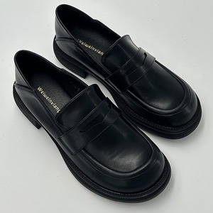 Women's Genuine Leather Slip-On Loafers Flat Comfortable Waterproof <b>Shoes</b> For Ladies Outdoor Walking - Product Image 1