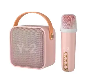 Mikrofon nirkabel Mini Karaoke Bluetooth Speaker mikrofon genggam mikrofon Karaoke pemutar musik perekam menyanyi mikrofon KTV