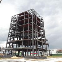 Structure modulaire préfabriquée en acier inoxydable avec revêtement en zinc pour la construction de bâtiments commerciaux modernes, applications pour les sols et les murs