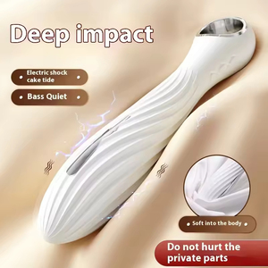 Electric Sex Toys for Female Masturbation Strong Shock Pulse Dildo Vibrator <b>USB</b> Power Supply G-Spot Wand - Product Image 4