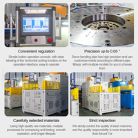 Machine automatique de formage de bosses et d'évasement haute précision pour boîtes de vitesses, équipement de finition des extrémités de tuyaux en acier inoxydable et aluminium