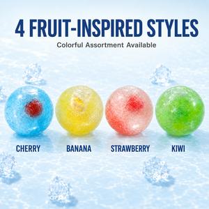 Bola de juguete sensorial transparente de hielo triturado con inserto de fruta, hecha a mano, para regalos y venta al por mayor - Product Image 6