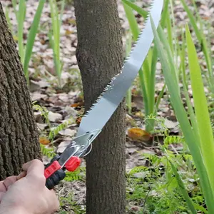 Scie d'élagage d'arbres à longue portée avec poignée Flexible