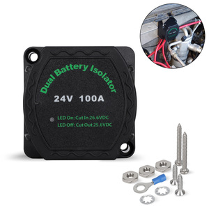 ตัวแยกแบตเตอรี่คู่ 24V 100A รีเลย์ชาร์จยานยนต์ทางทะเล ใช้สำหรับเรือยอชท์ - Product Image 1