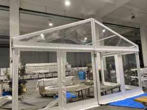 Китайский производитель, ПВХ прозрачный тент для свадебных мероприятий, настенный стальной каркас диаметром 6 м - Product Image 3