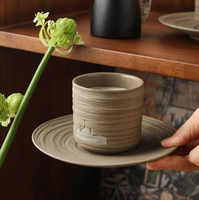 Tasses à café créatives en grès sculpté motif chameau du désert Tasses à expresso à main en céramique Tasses à matcha Vaisselle en céramique quotidienne