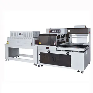 Automatic L Bar Shrink Wrapping Tunnel Machine Auto Thermal Sealing Shrink Film Packaging Wrapping Machine