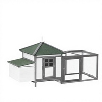 Vente en gros jardin arrière-cour extérieur commercial poulailler en bois poule ponte nichoir cage pour animaux de compagnie poulailler