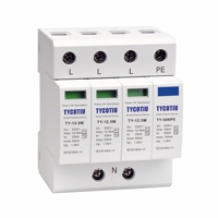 TYCOTIU TY-12.5M 3 + 1 12.5kA AC parafoudre parafoudre spd parafoudre type 1 dispositif de protection contre les surtensions