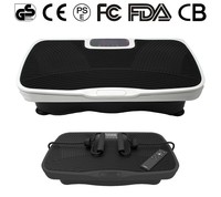 Plateforme vibrante électromagnétique verticale portable mini transfrontalière en ABS pour musculation et fitness à domicile, charge maximale 150 kg