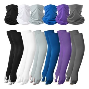 Vente en gros de masque facial de protection solaire Ensemble de cache-cou rafraîchissant Ensemble <span class=keywords><strong>cagoule</strong></span> de moto Bandana sur les manches - Product Image 3